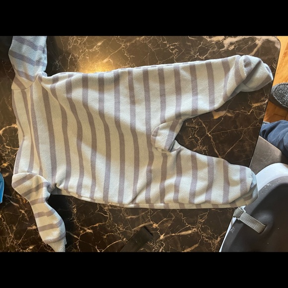 Stripped Carters fleece one piece - Picture 3 of 4